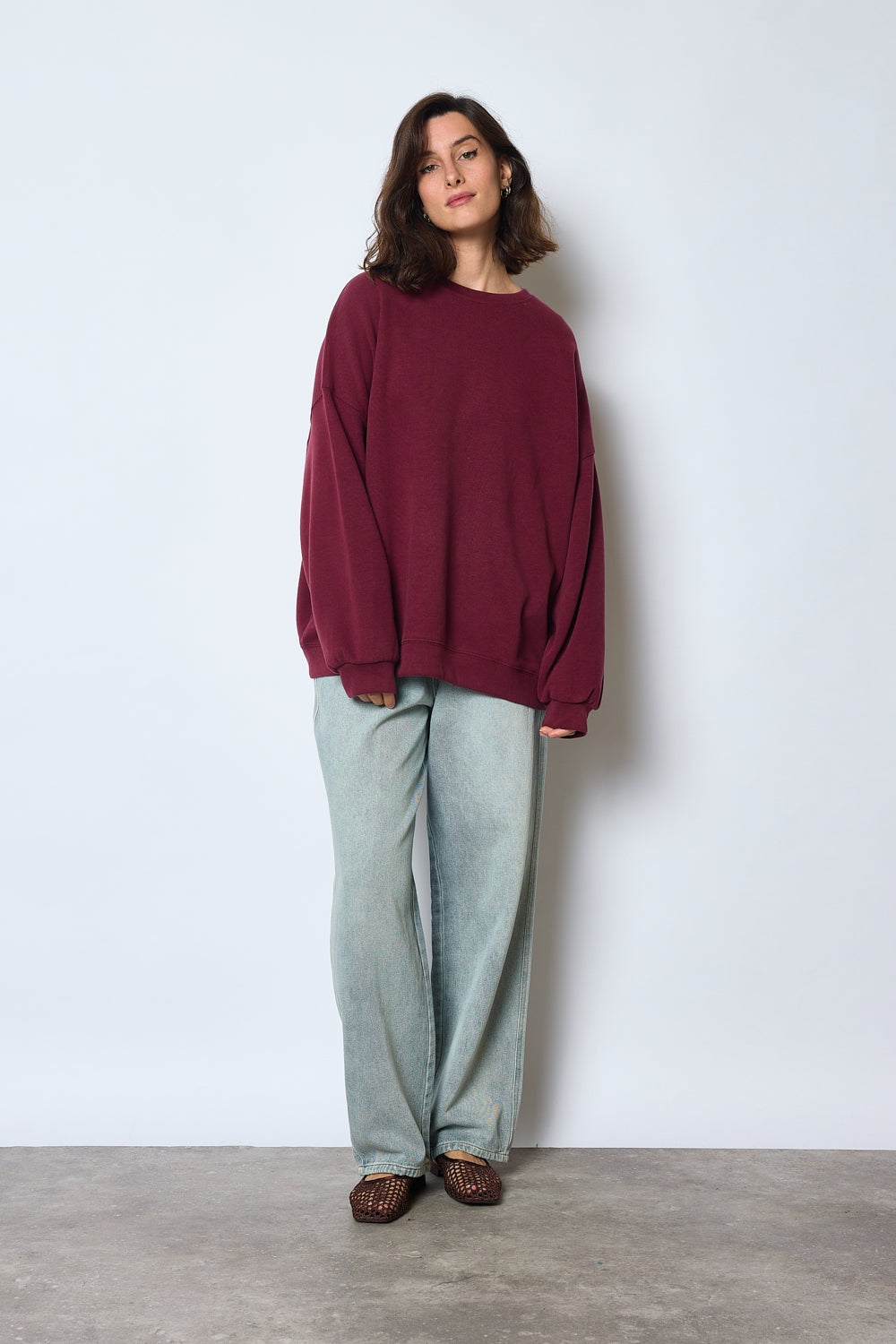 SWEAT CHRISTINE BORDEAUX