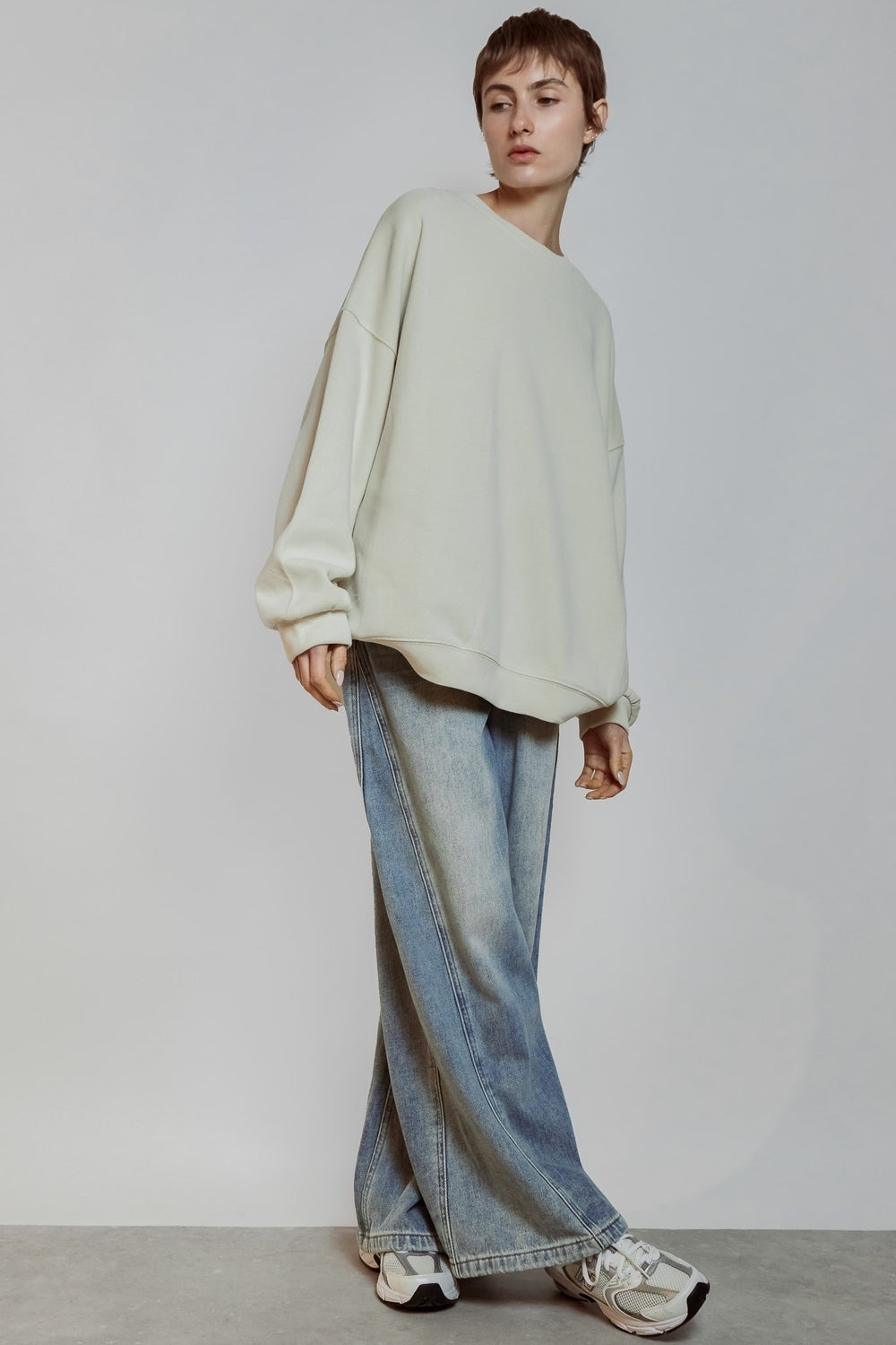 SWEAT CHRISTINE BEIGE CLAIR