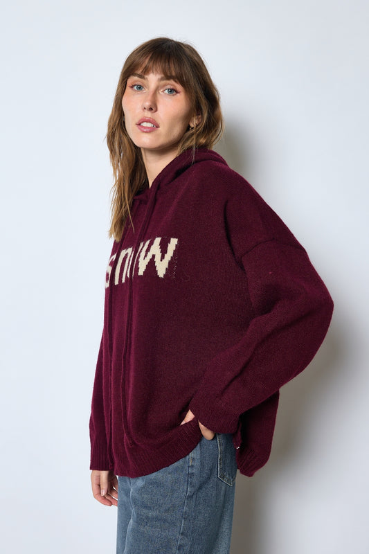 PULL SANA BORDEAUX