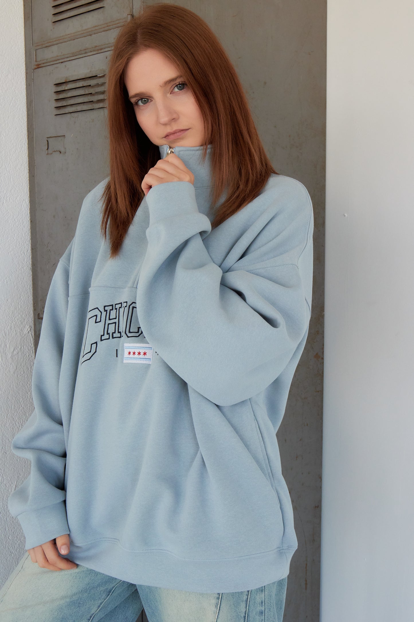SWEAT MANEL CIEL
