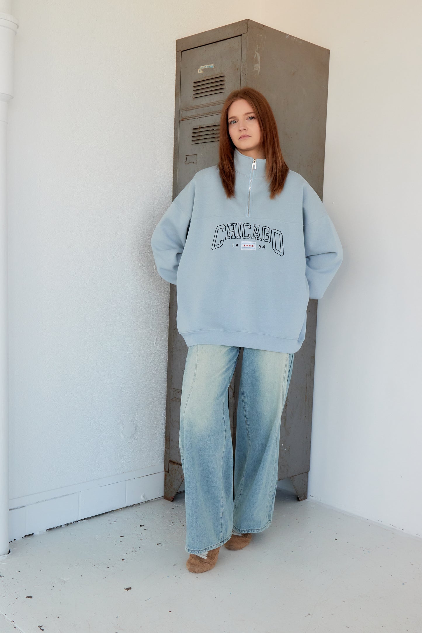 SWEAT MANEL CIEL