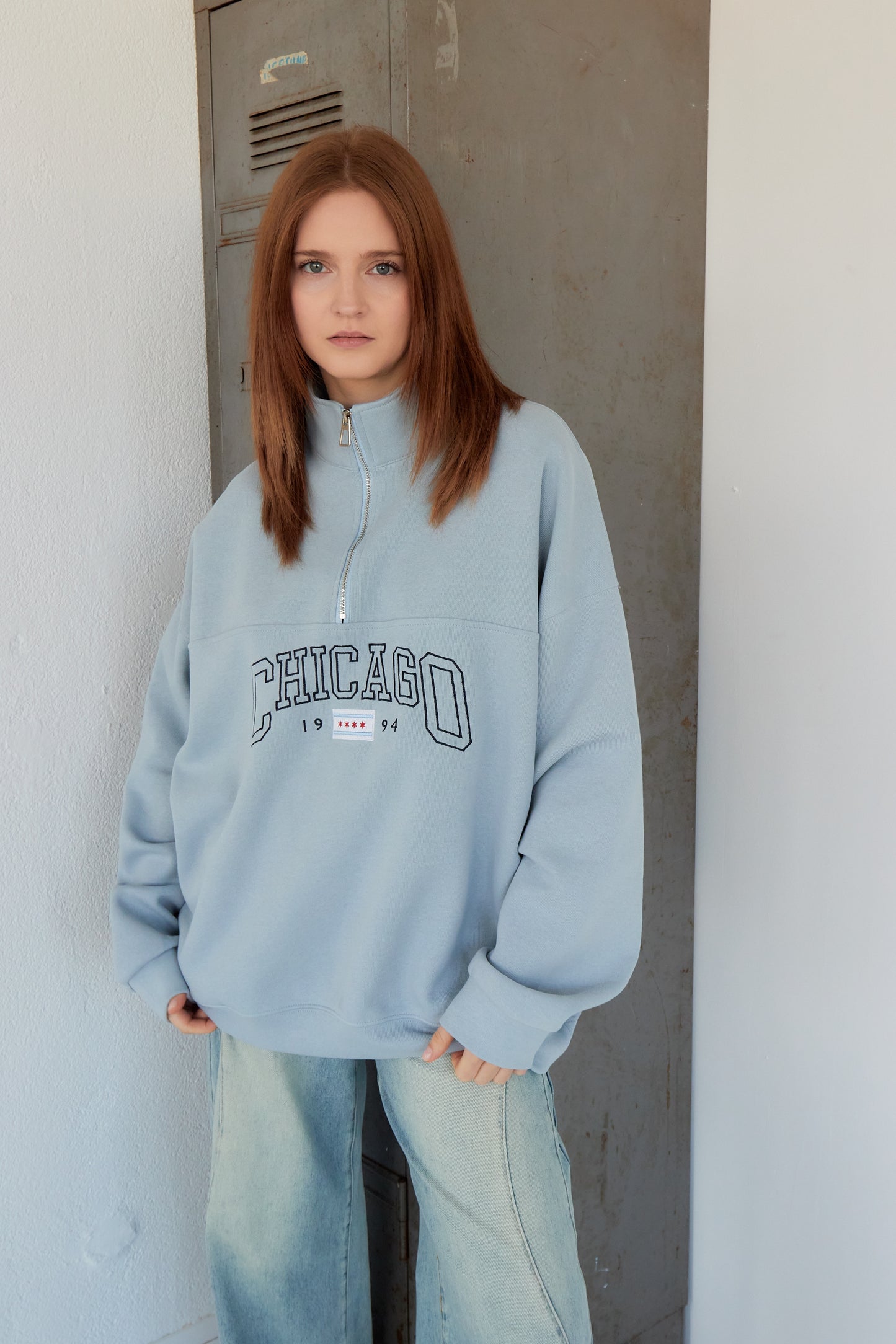 SWEAT MANEL CIEL