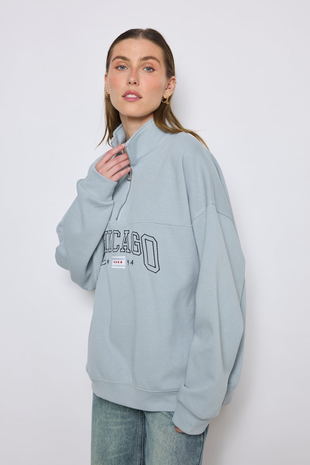 SWEAT MANEL CIEL