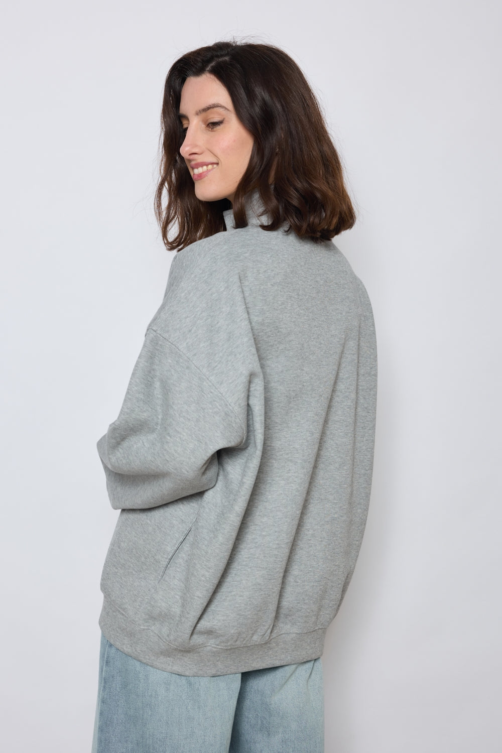 SWEAT MANEL GRIS