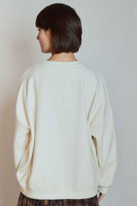 SWEAT BILLIE BLANC