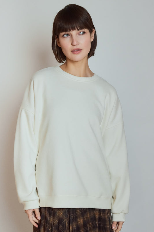 SWEAT BILLIE BLANC