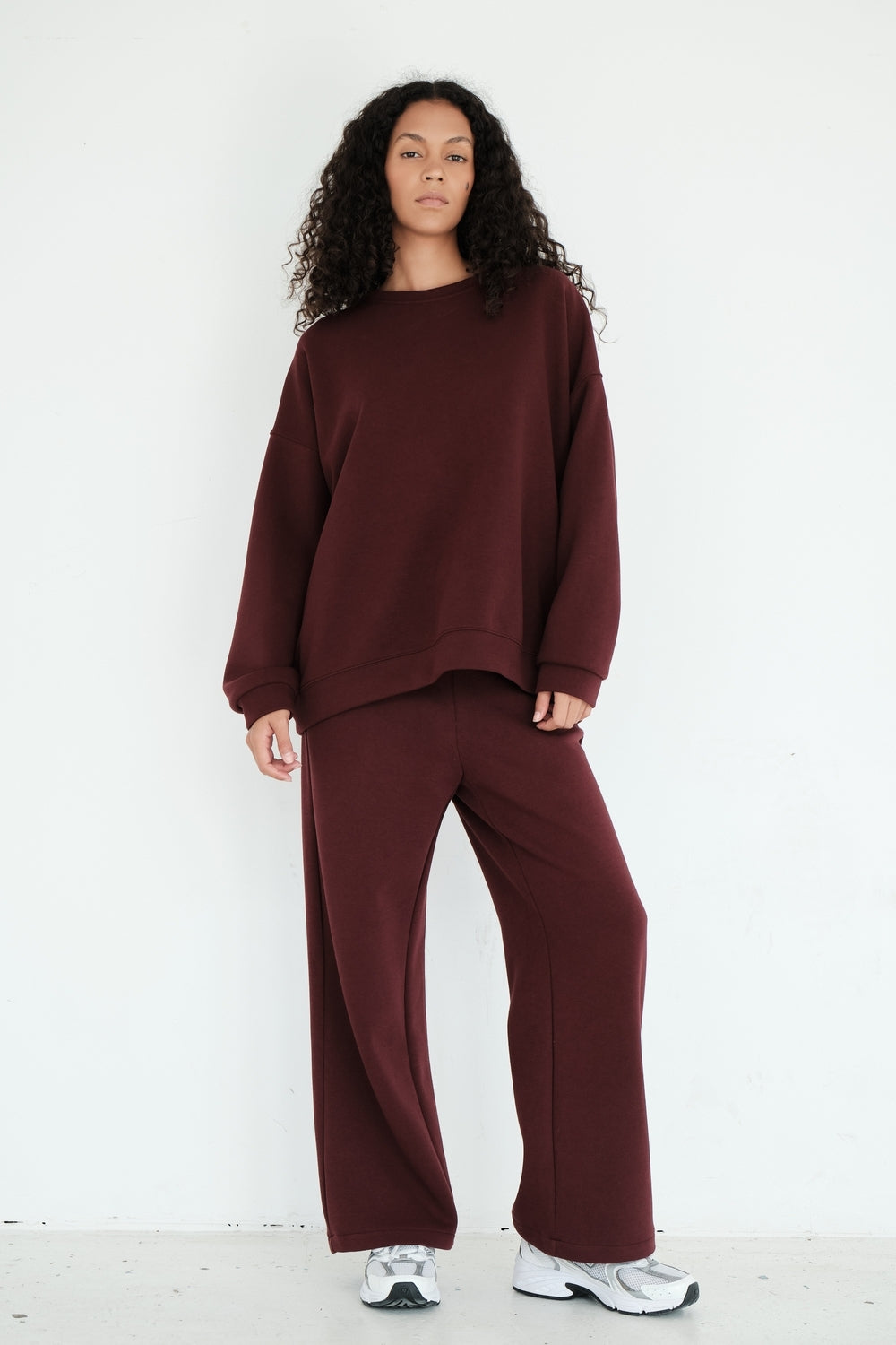 SWEAT NINA BORDEAUX