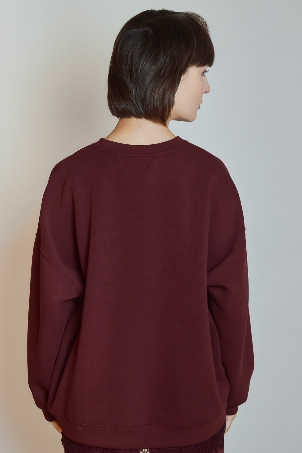 SWEAT NINA BORDEAUX
