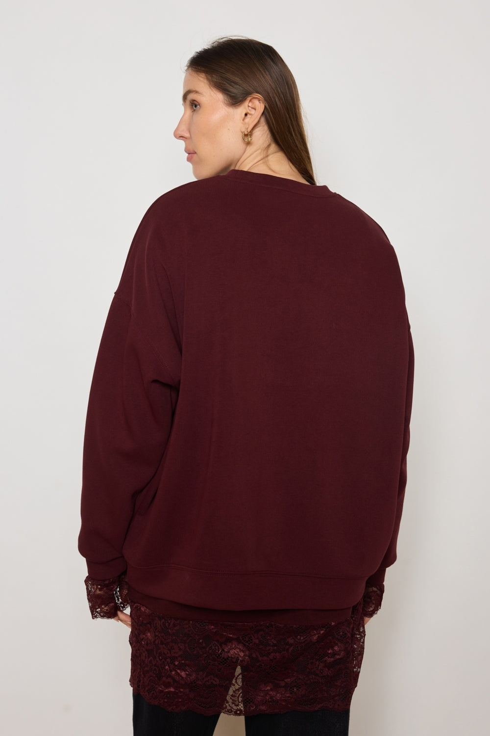 SWEAT NINA BORDEAUX