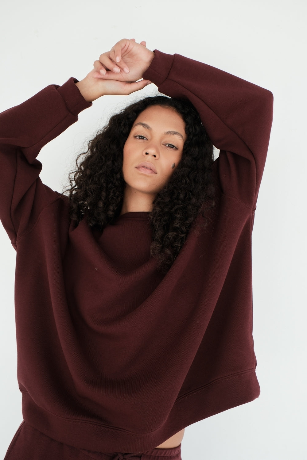 SWEAT NINA BORDEAUX