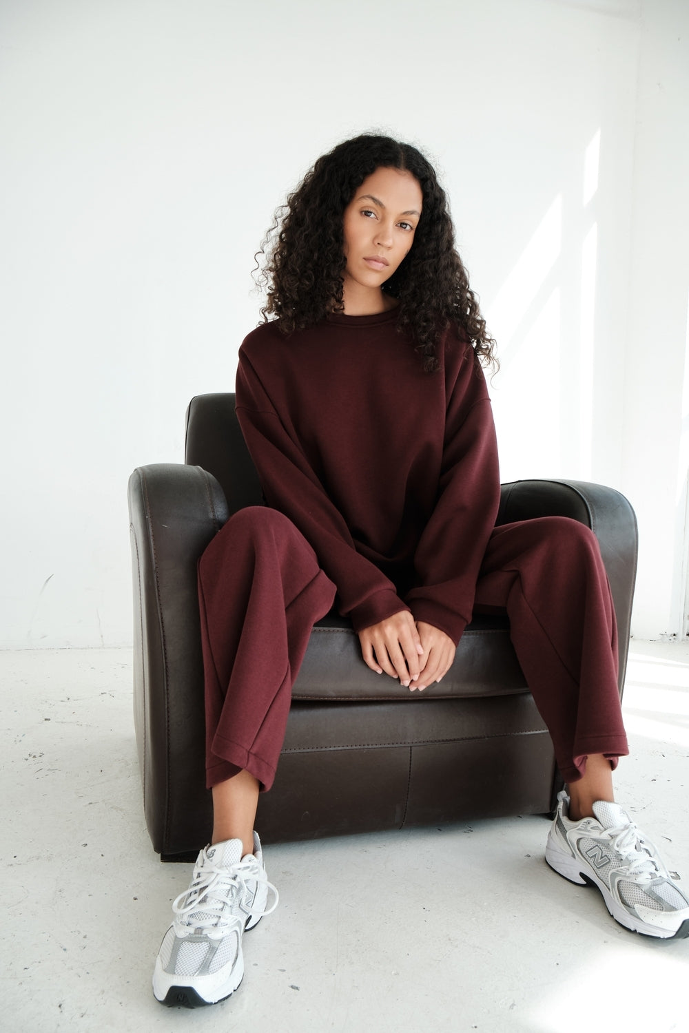 PANTALON NINA BORDEAUX
