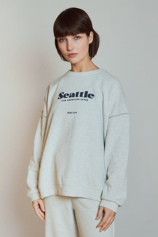 SWEAT SEATTLE GRIS
