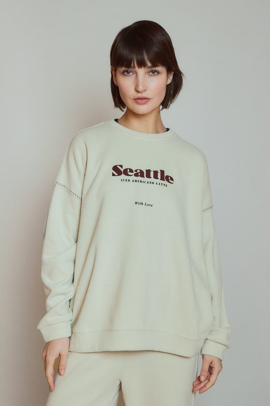 SWEAT SEATTLE BEIGE