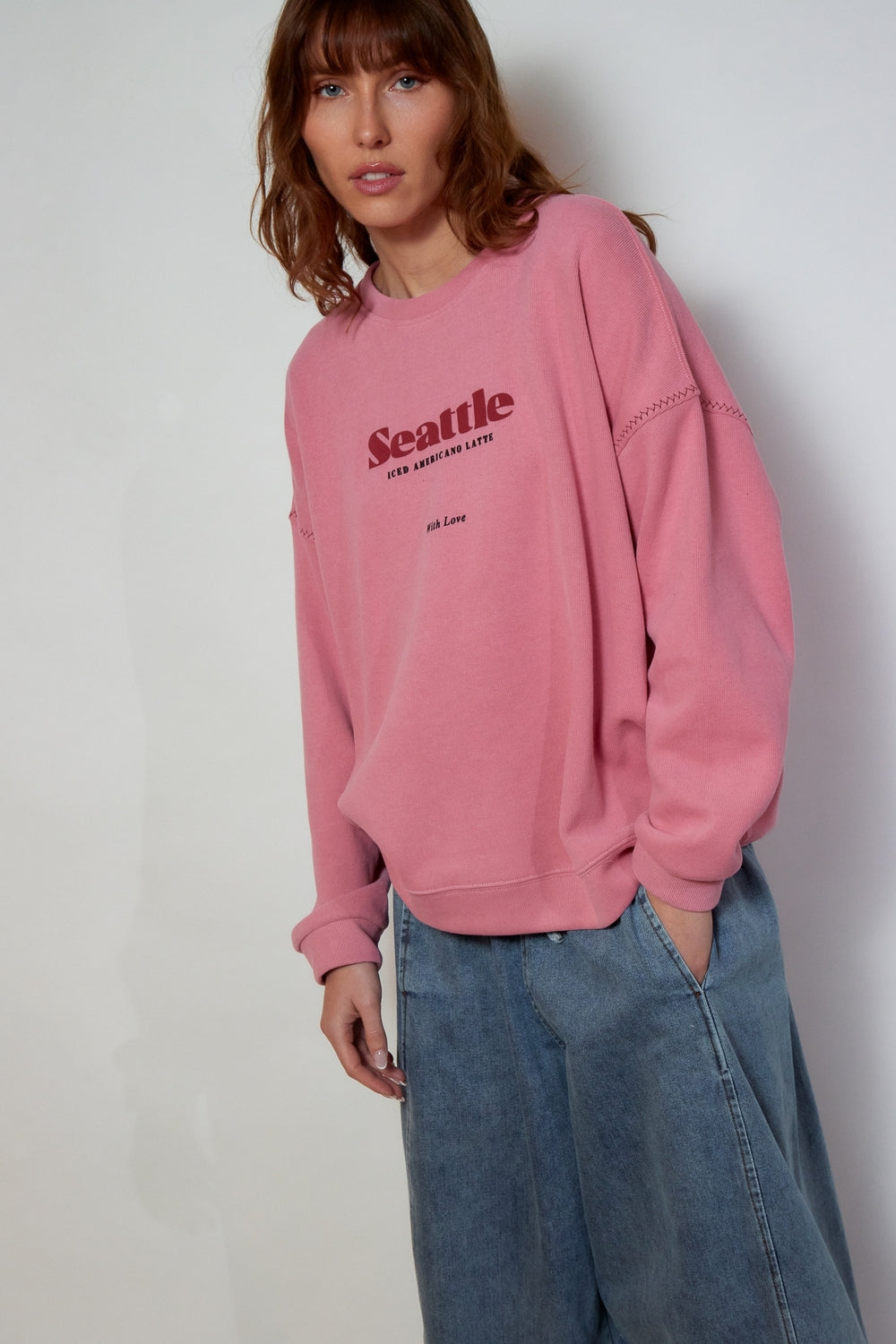 SWEAT SEATTLE ROSE