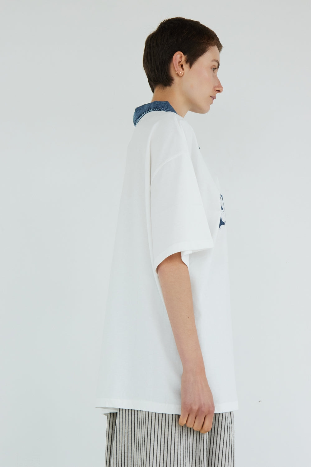 T-SHIRT FEARLESS BLANC