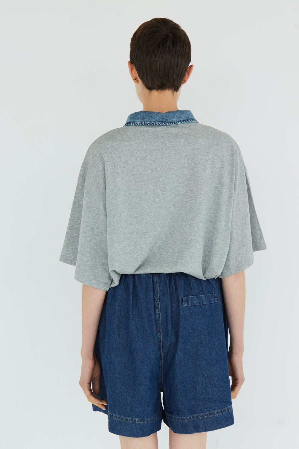 T-SHIRT FEARLESS GRIS