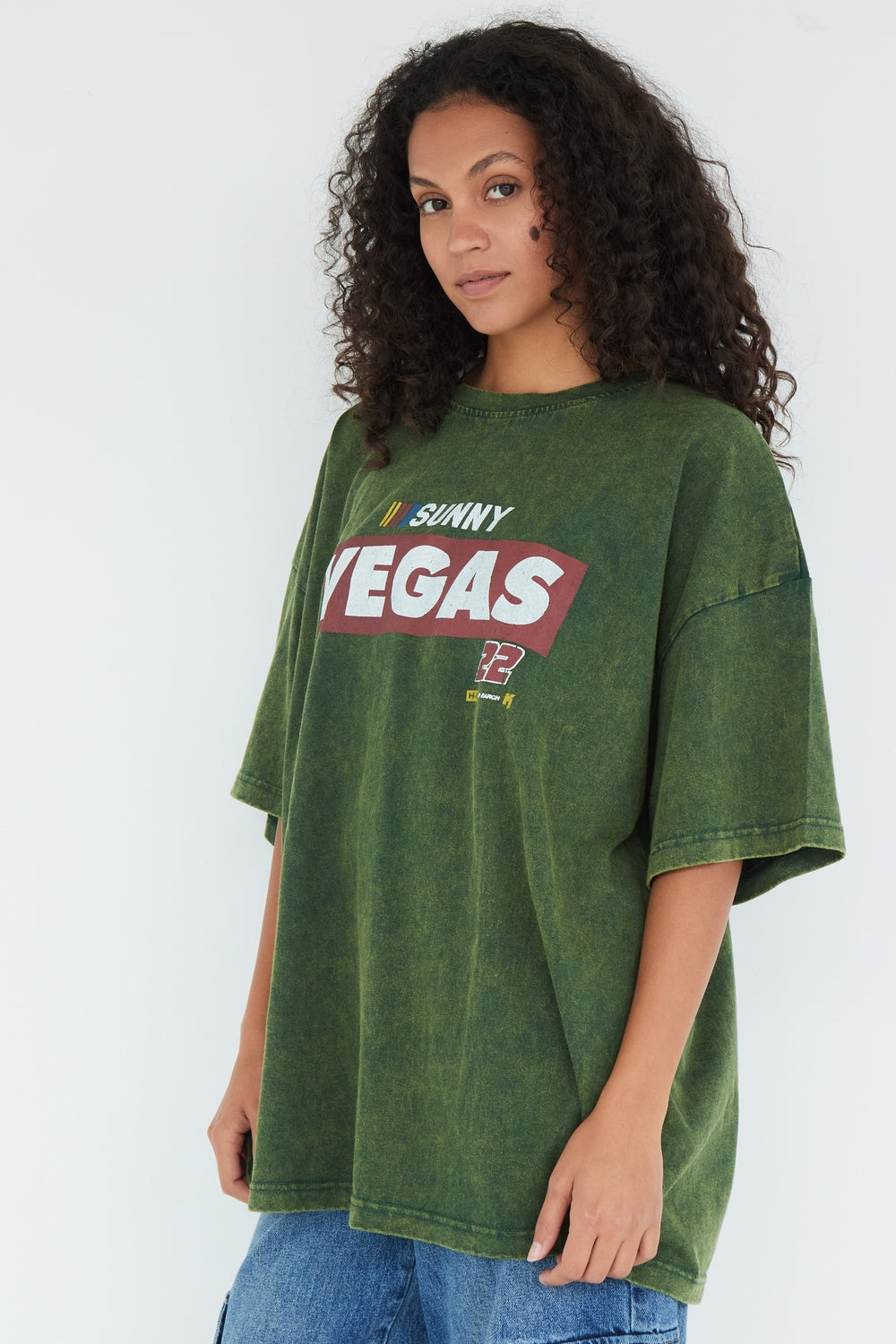 T-SHIRT VEGAS VERT