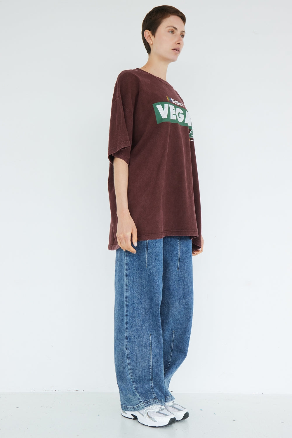 T-SHIRT VEGAS BORDEAUX