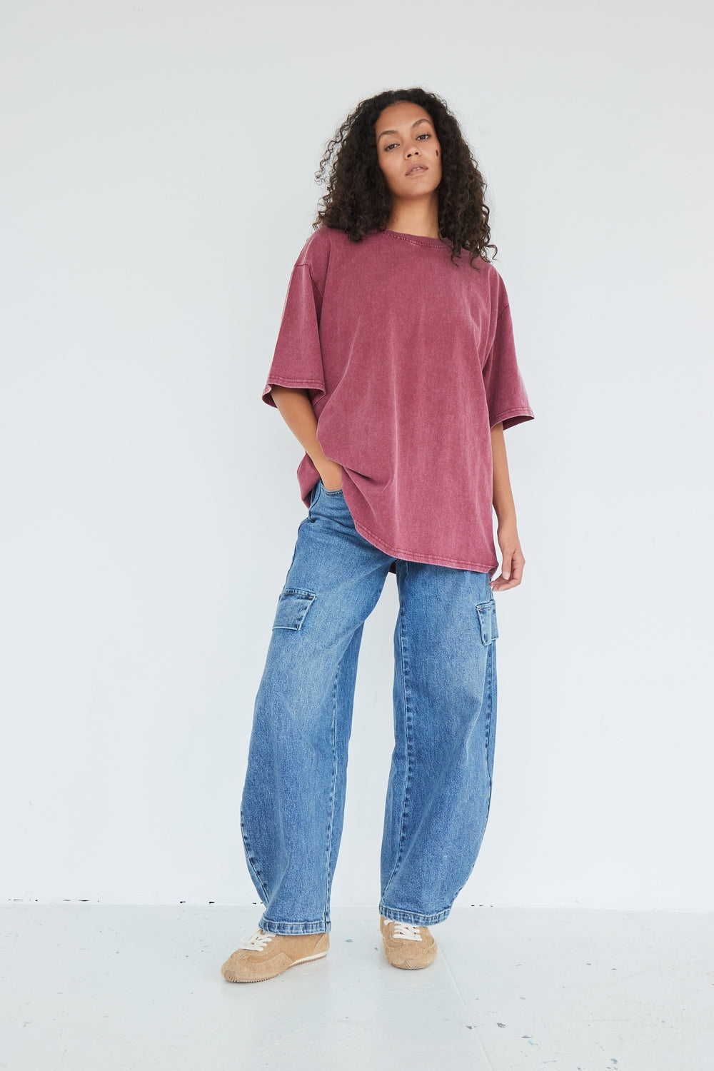 T-SHIRT BREE BORDEAUX