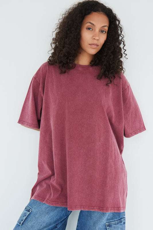 T-SHIRT BREE BORDEAUX