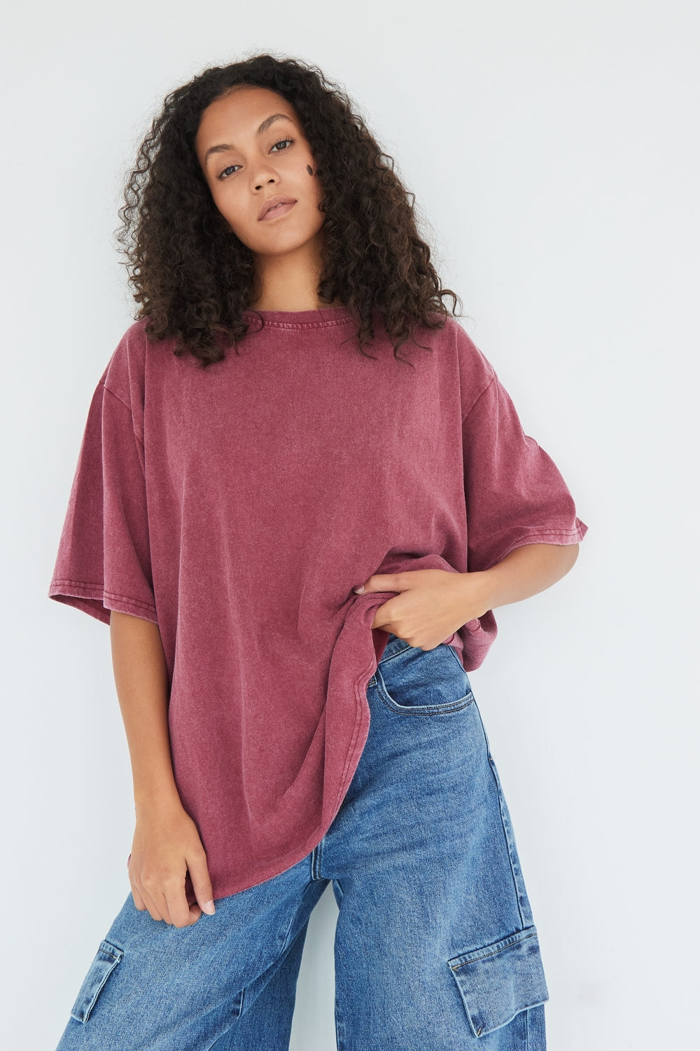 T-SHIRT BREE BORDEAUX