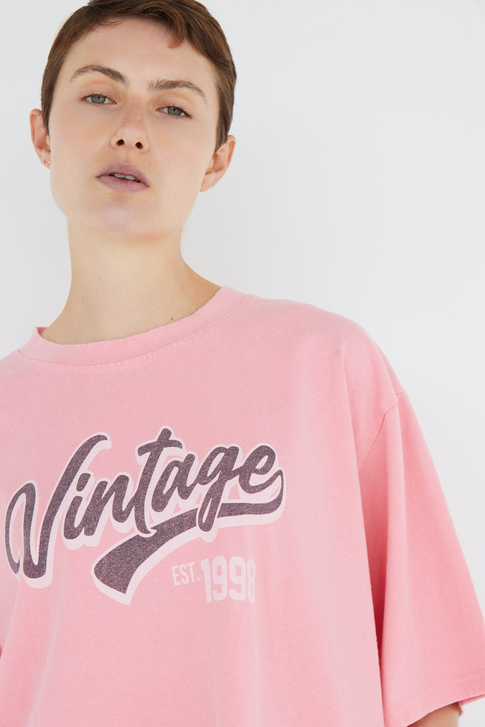 T-SHIRT VINTAGE ROSE
