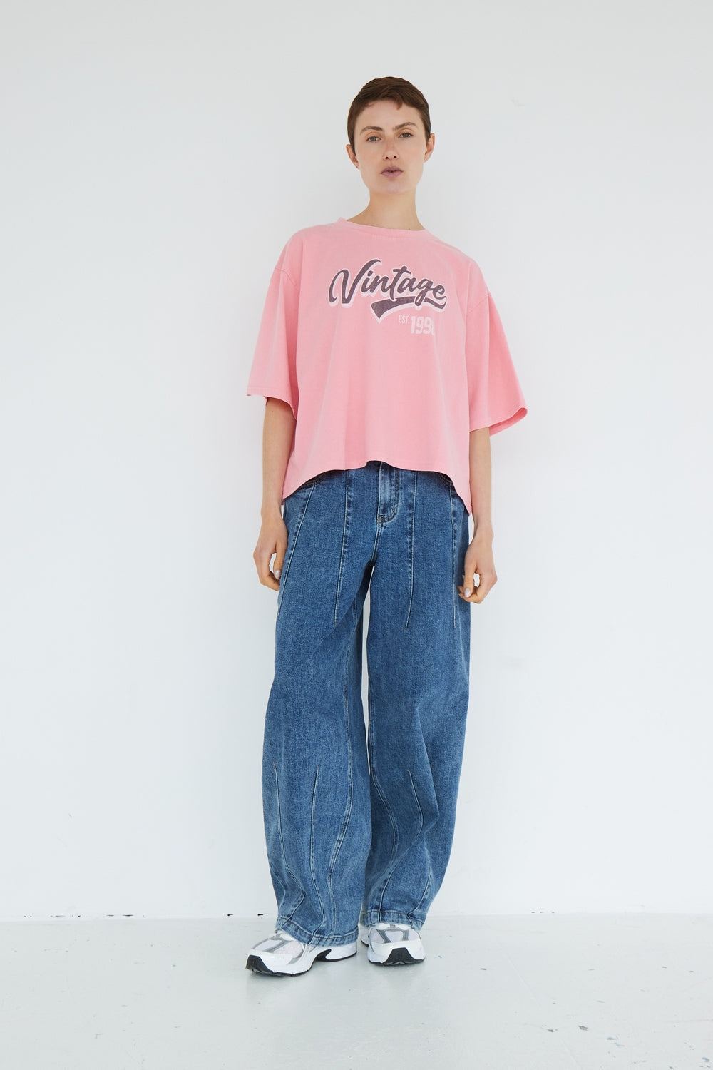 T-SHIRT VINTAGE ROSE