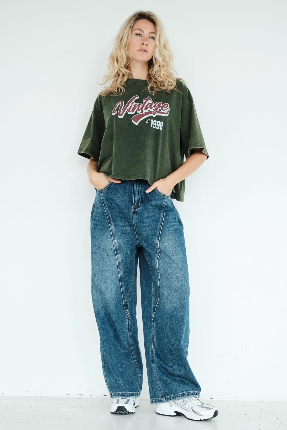 T-SHIRT WES VERT