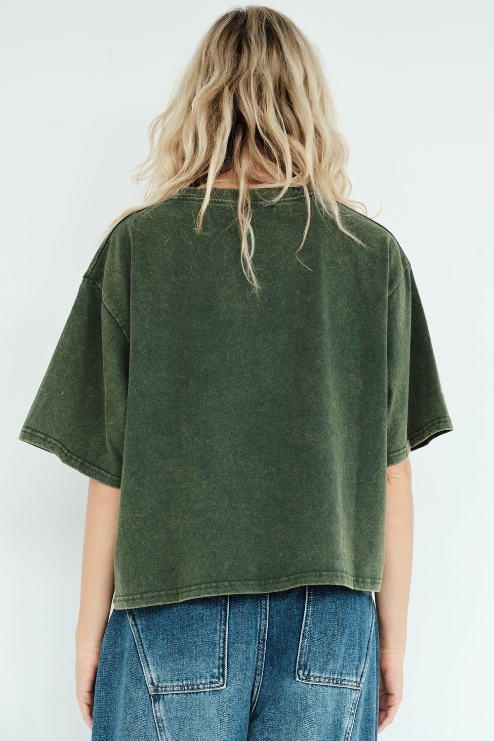 T-SHIRT WES VERT