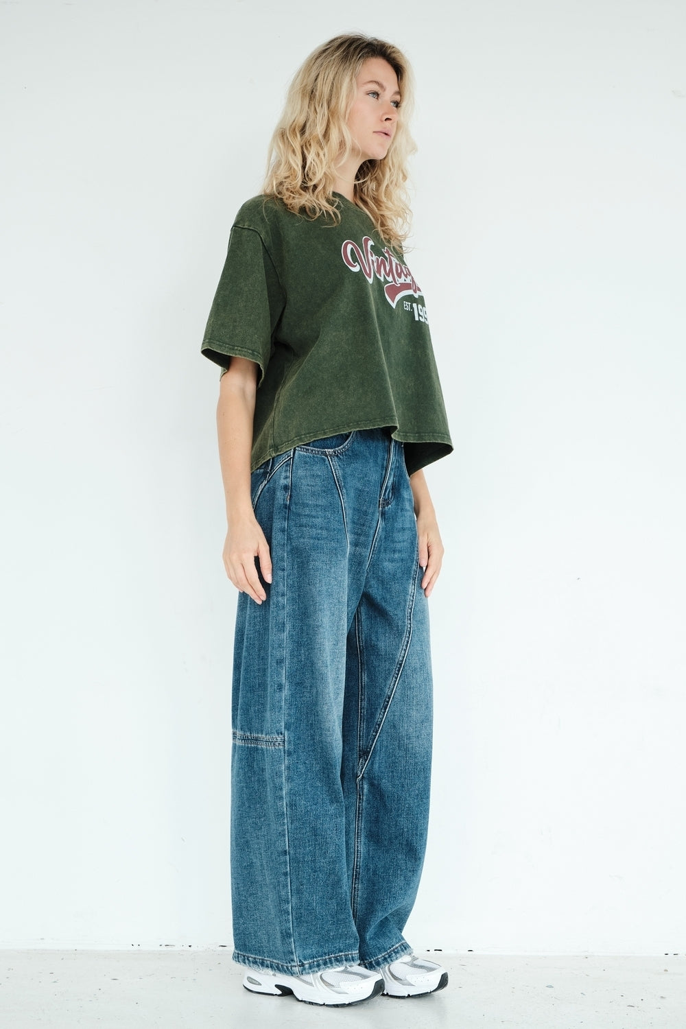 T-SHIRT WES VERT