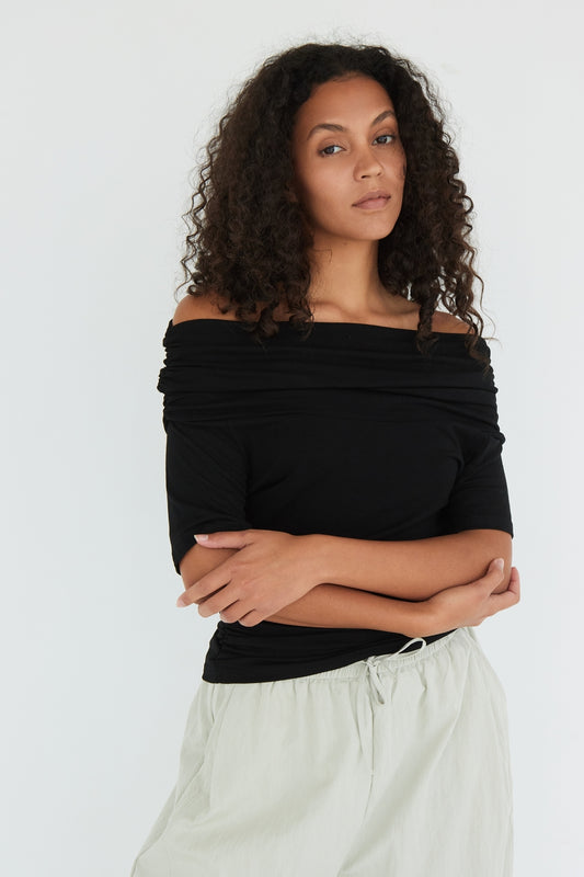 TOP ANNABELLE NOIR