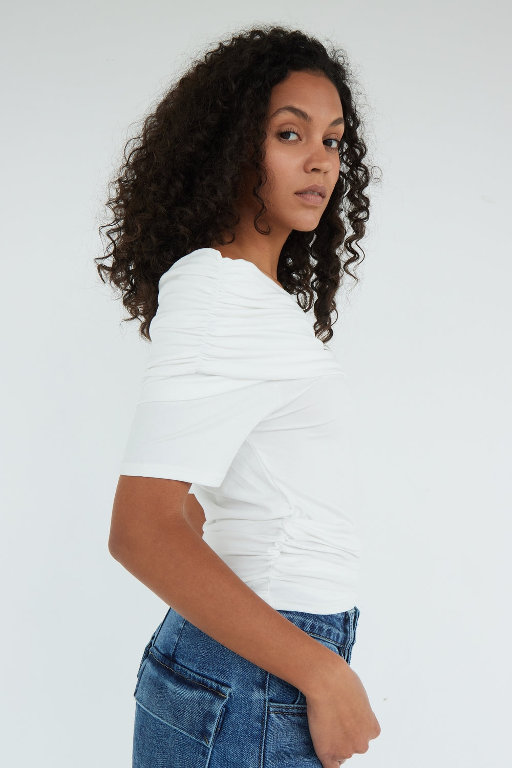TOP ANNABELLE BLANC