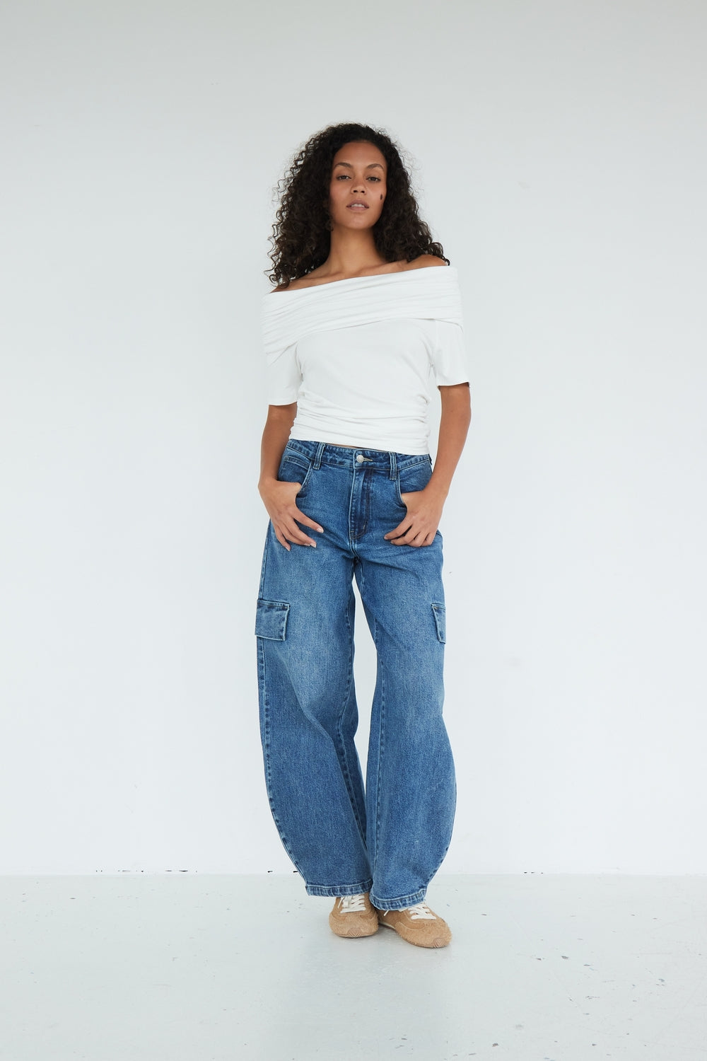 TOP ANNABELLE BLANC