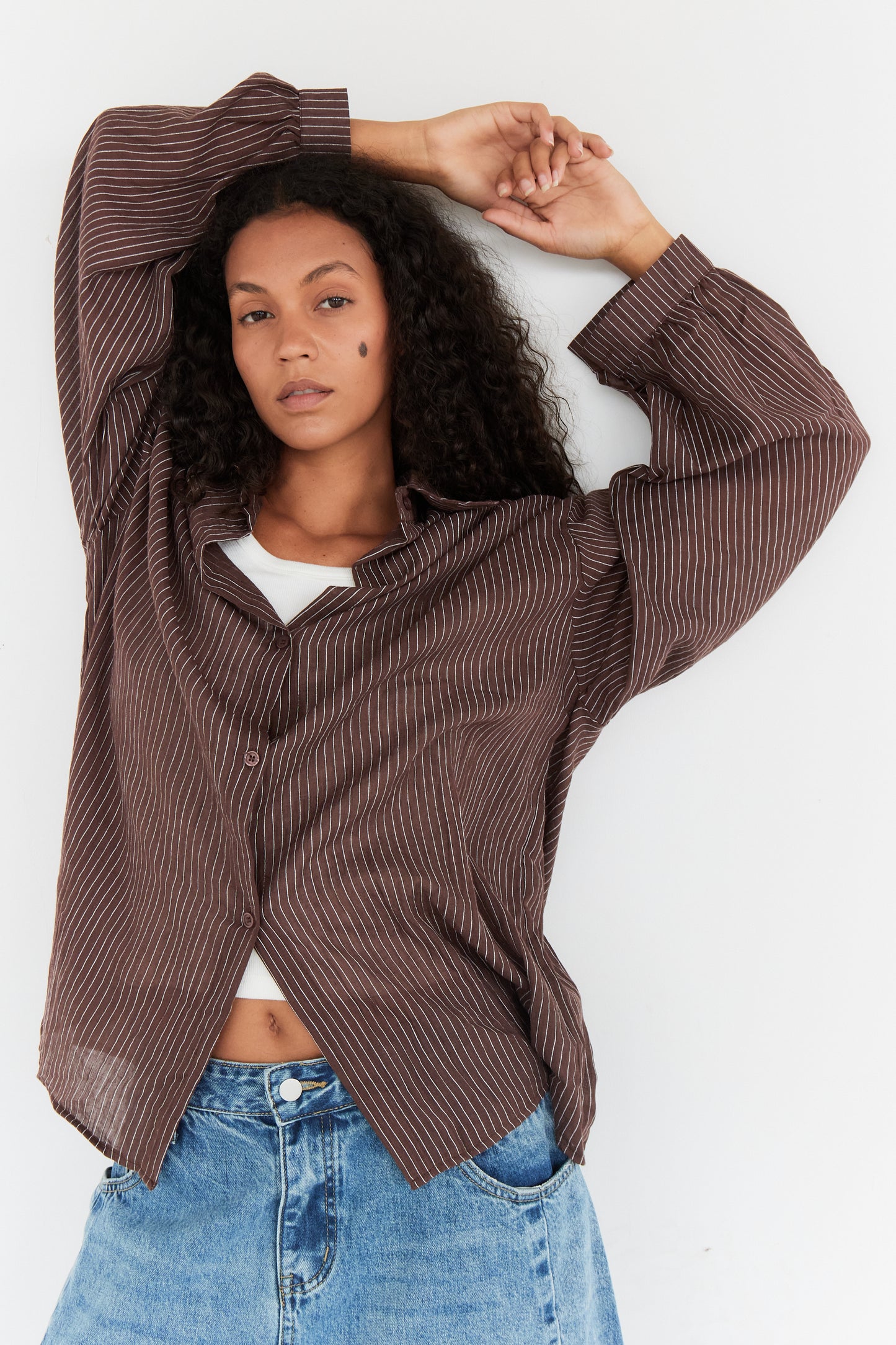 CHEMISE TALA CHOCOLAT