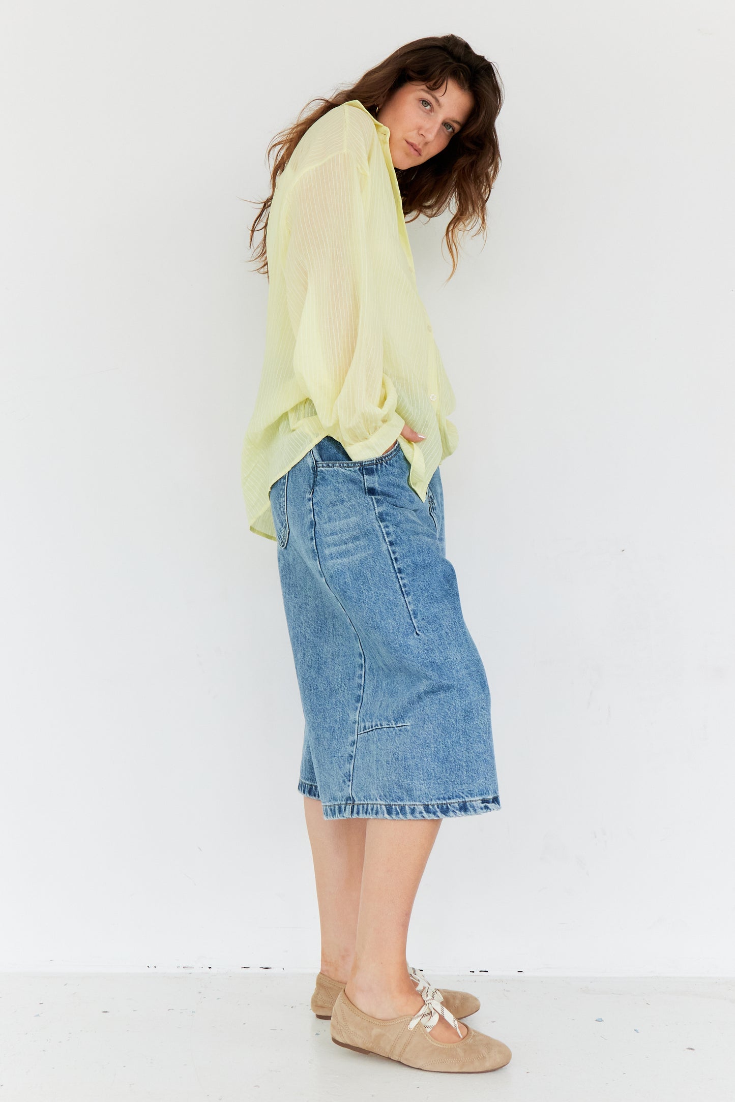 CHEMISE TALA JAUNE