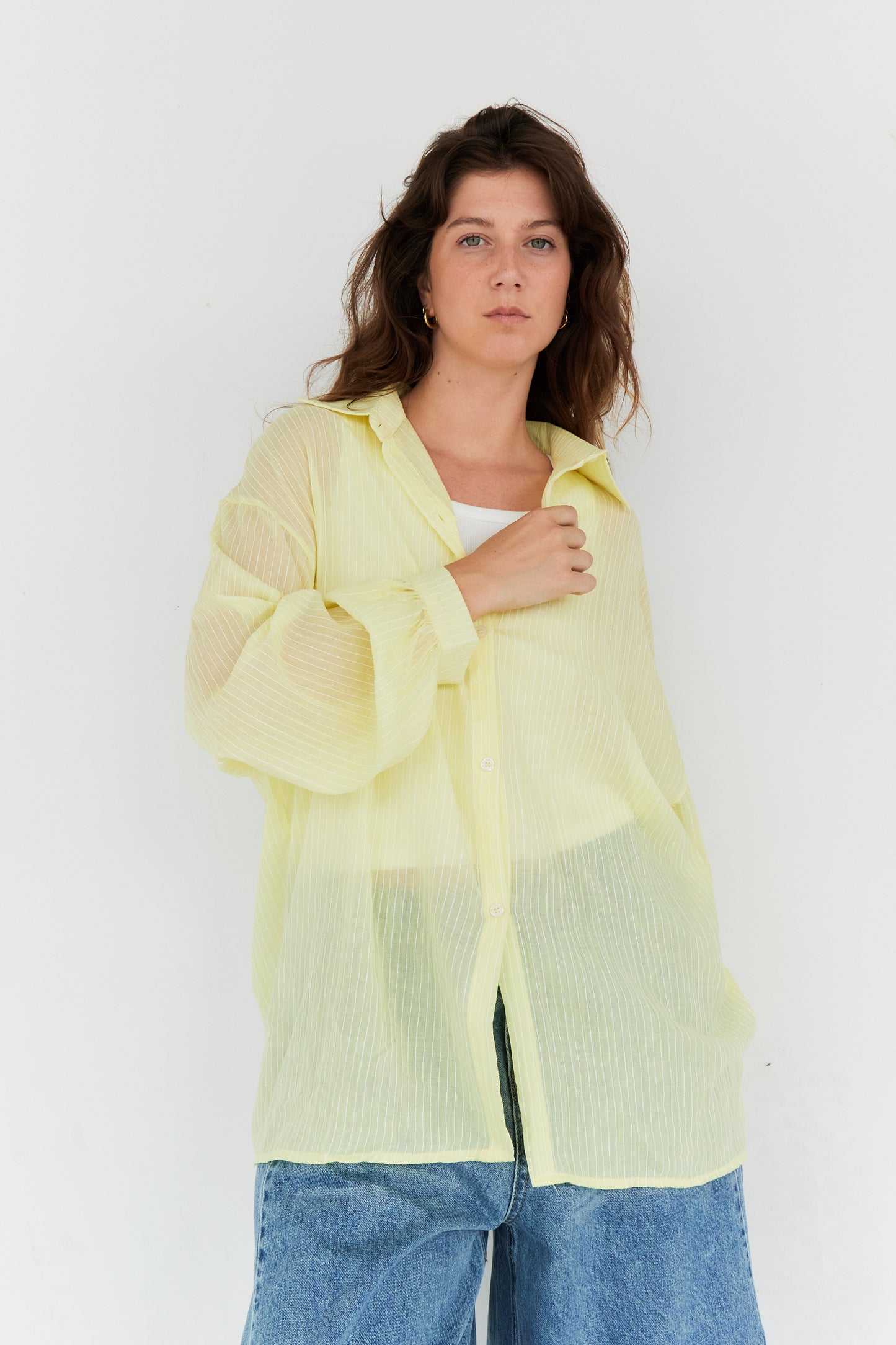 CHEMISE TALA JAUNE