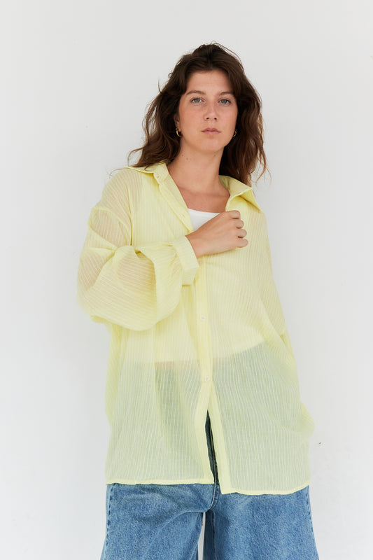 CHEMISE TALA JAUNE