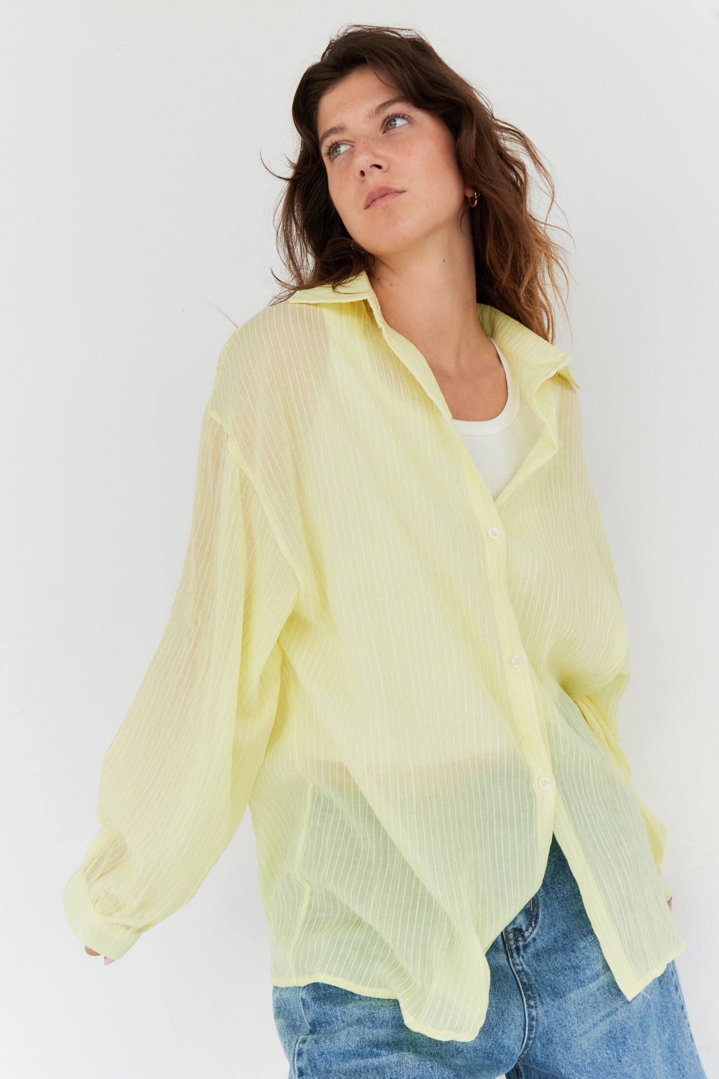 CHEMISE TALA JAUNE