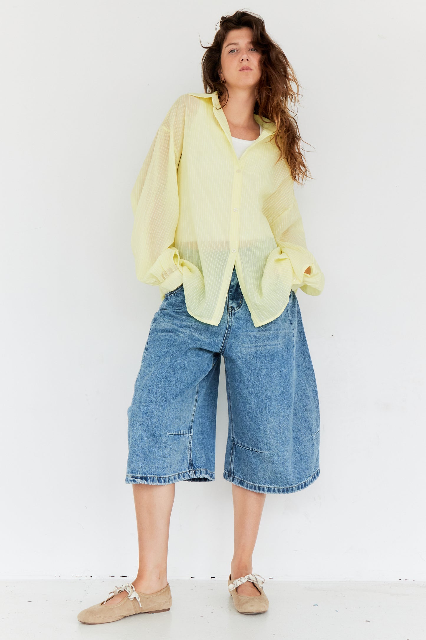 CHEMISE TALA JAUNE