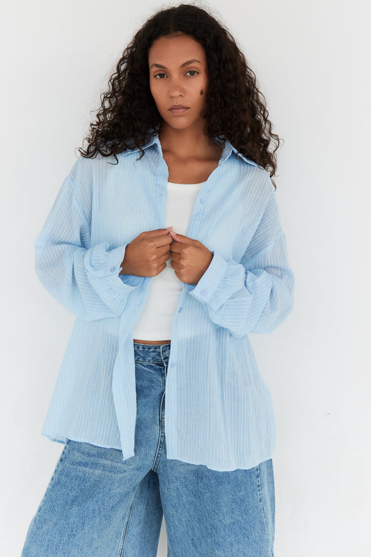 CHEMISE TALA BLEU