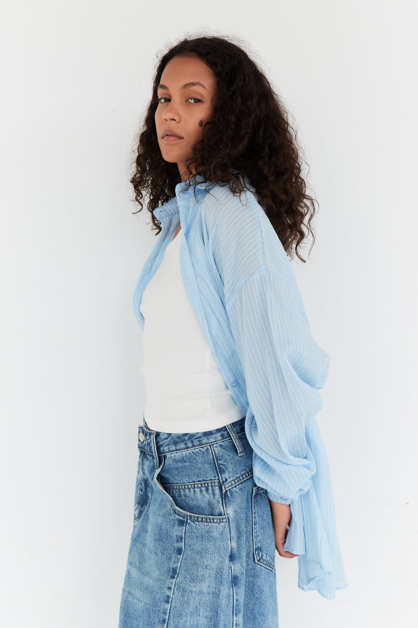 CHEMISE TALA BLEU