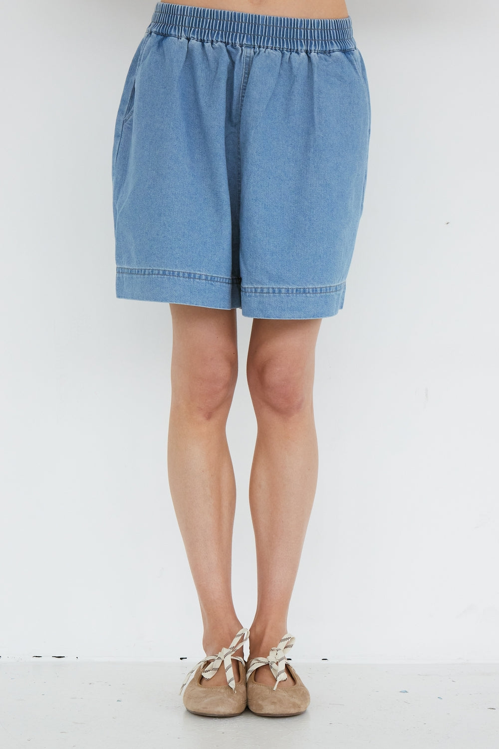SHORT PAULINE BLEU CLAIR