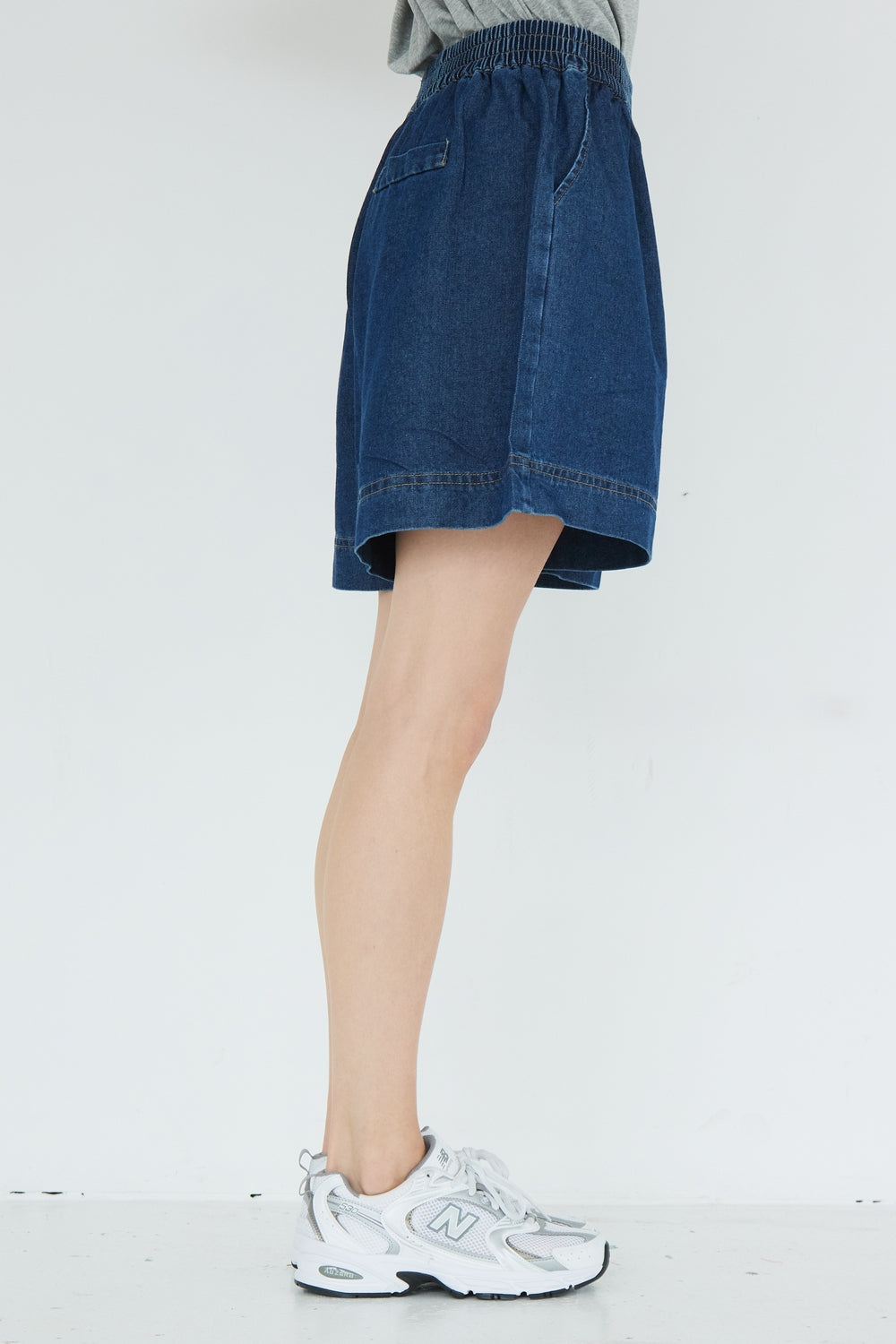 SHORT PAULINE BLEU JEAN