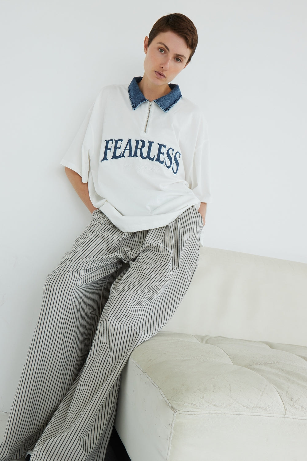 PANTALON JOYCE BLANC