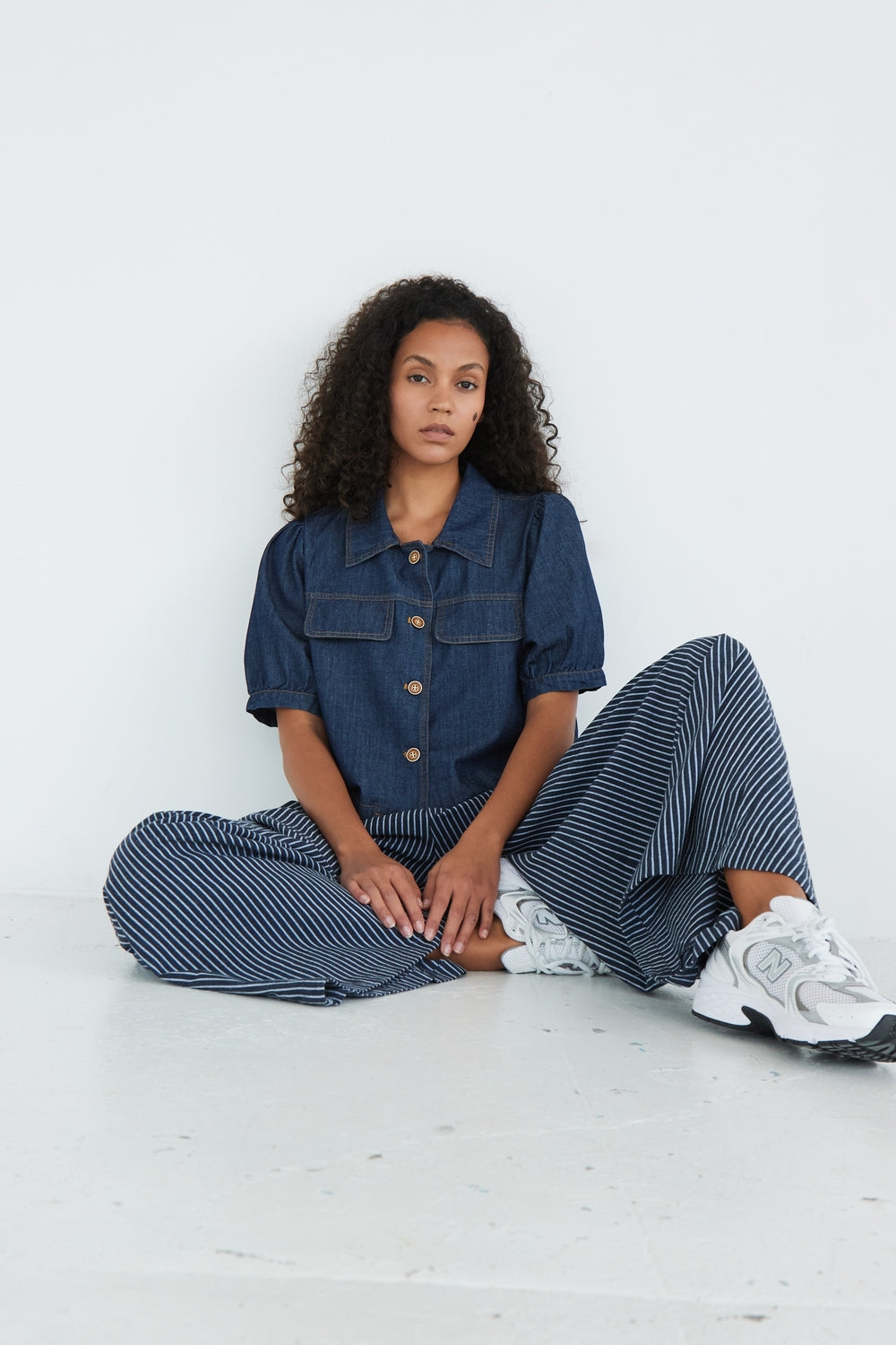 PANTALON JOYCE BLEU