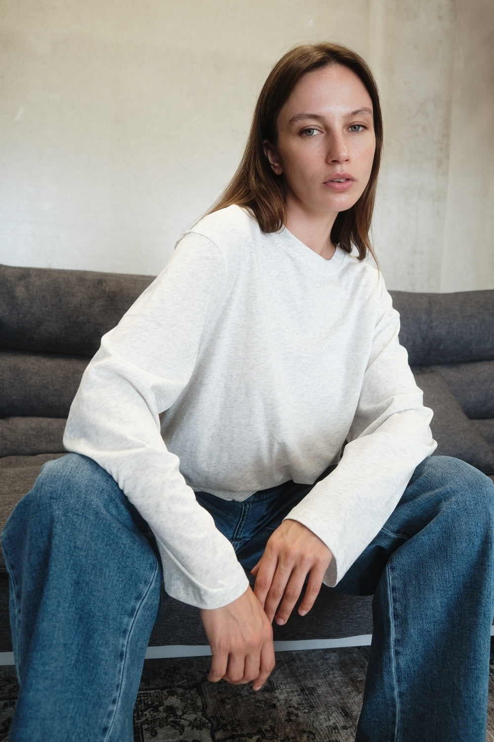 TOP INES GRIS
