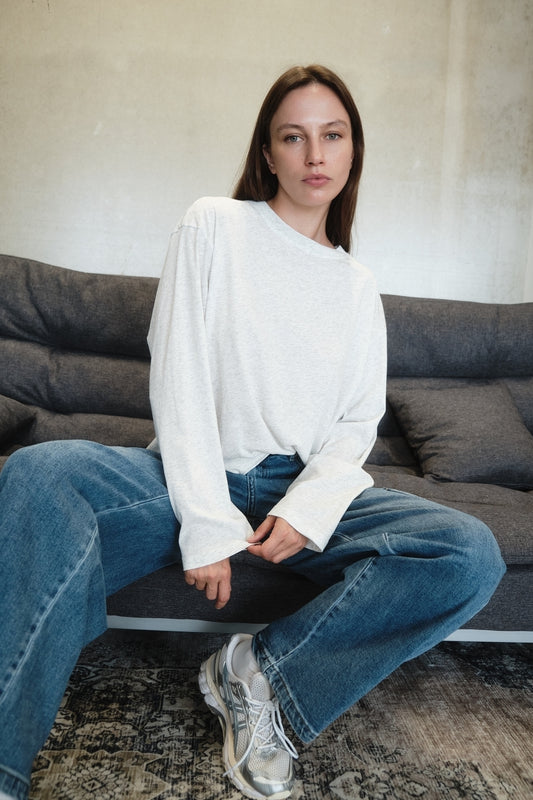 TOP INES GRIS