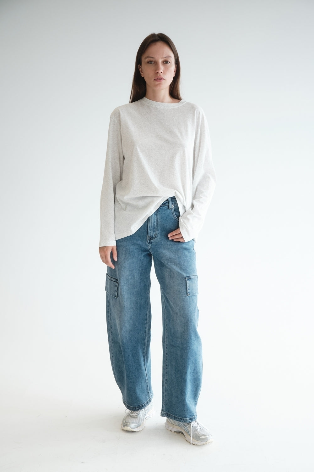 TOP INES GRIS