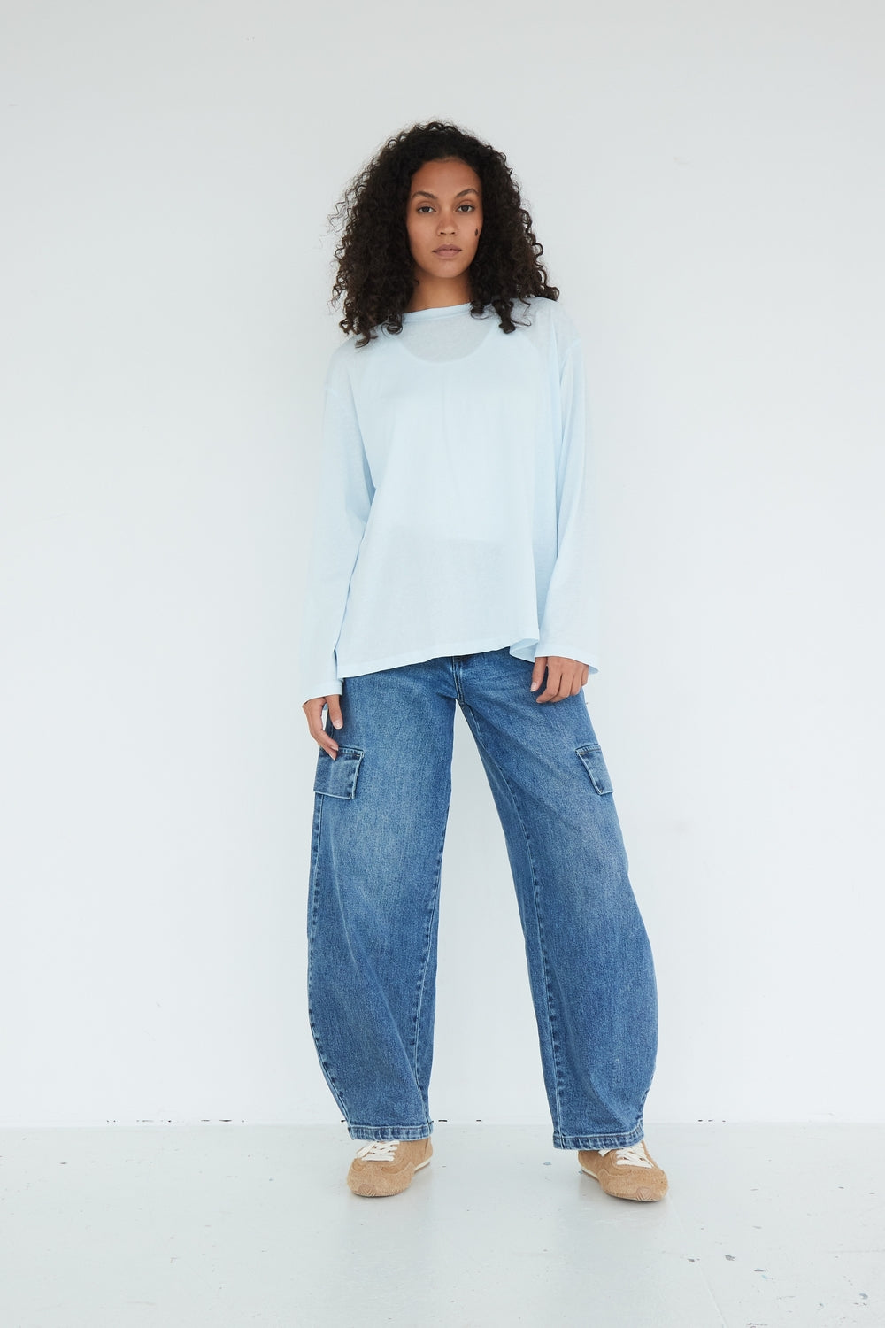 TOP INES BLEU
