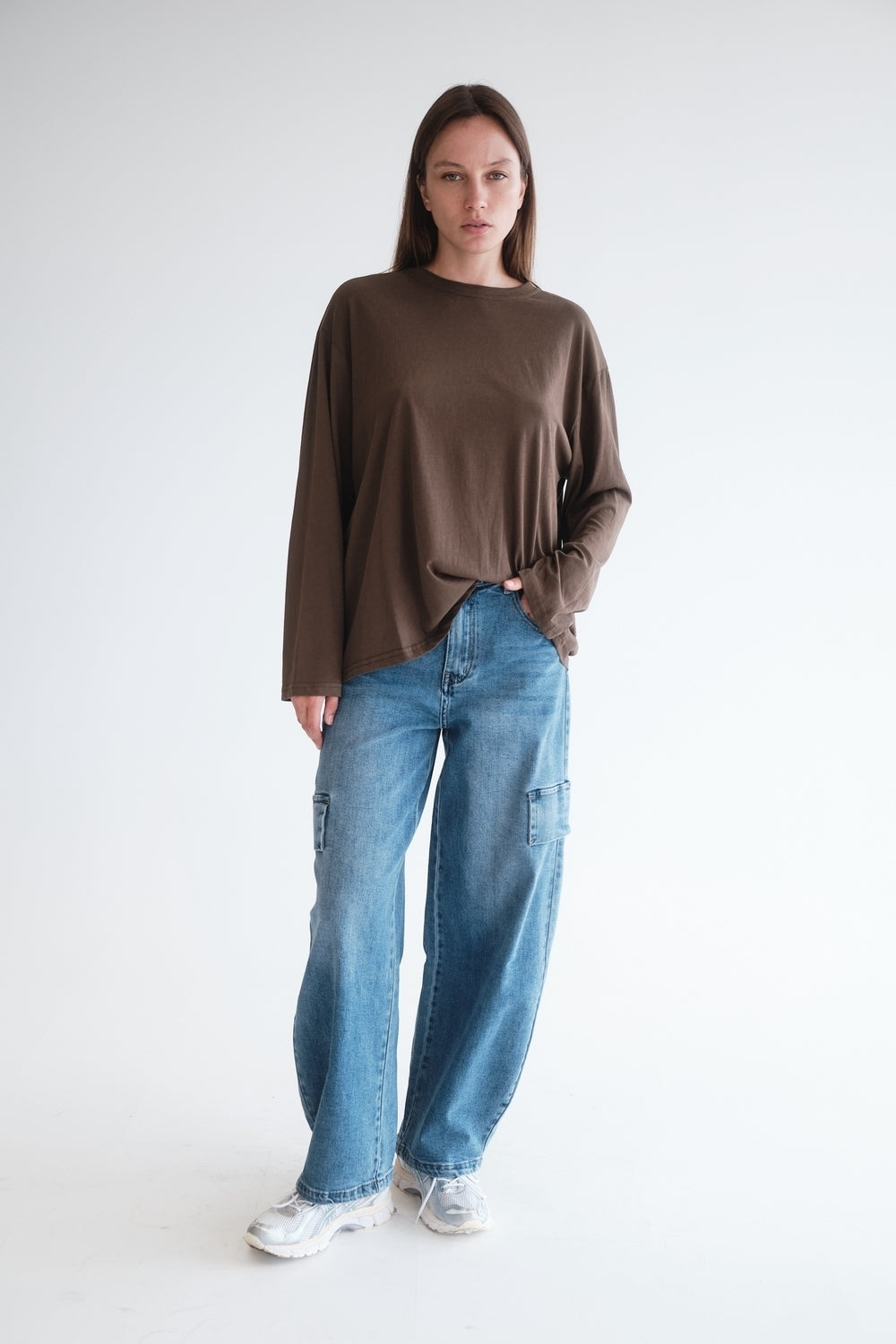 TOP INES TAUPE